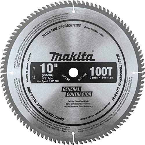 Hoja Sierra Ingletadora Makita D-65486, 10 PuLG, 100 T, Cort