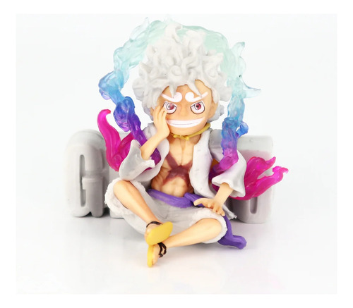 Figura One Piece Luffy Gear 5 Cartel Chico Anime Muñeco Pvc
