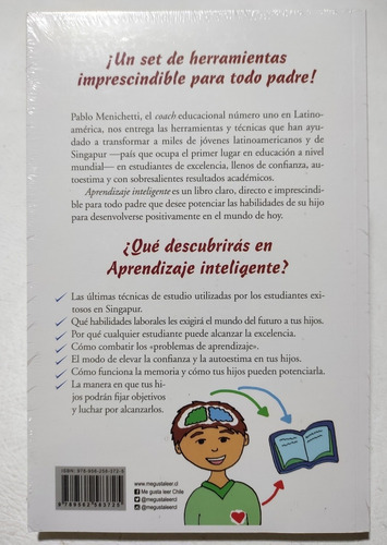 Aprendizaje Inteligente. Pablo Menichetti. Nuevo Y Sellado