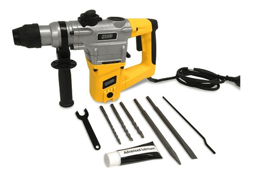 Rotomartillo electroneumático Barovo RPK-25A amarillo con 1050W de potencia 220V