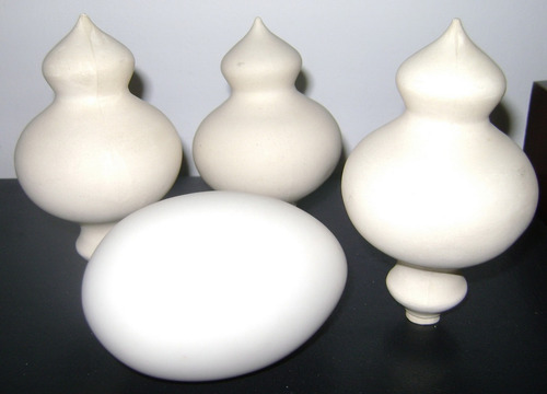 Lote 5 Biscuit Porcelana Huevo Tapa Puntas, Etc - No Envío