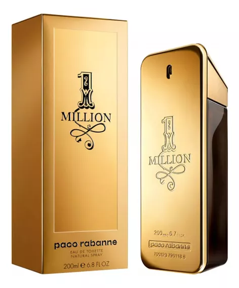 One Million Paco Rabanne Perfume Original 200ml Perfumeria!