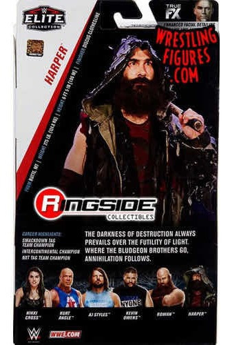 Wwe Luke Harper Brodie Lee Boneco Mattel Elite Aew + Extras