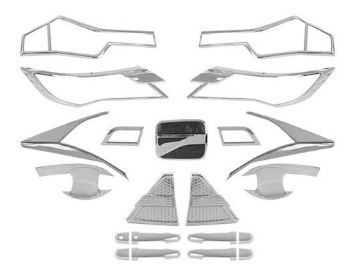 Kit Cromado De 23 Piezas P Montero Sport 2016+ E58fdpj2016a