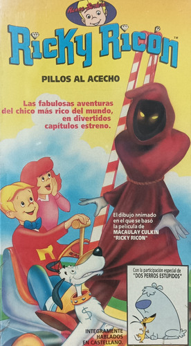 Película Vhs Ricky Rincón Dibujos Animados 