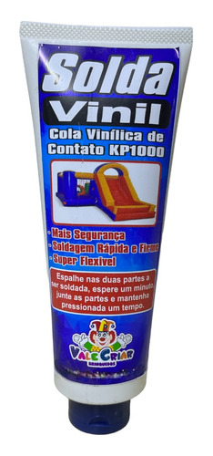 Cola Para Brinquedos De Lona Kp1000 Bisnaga Com 300ml+brinde