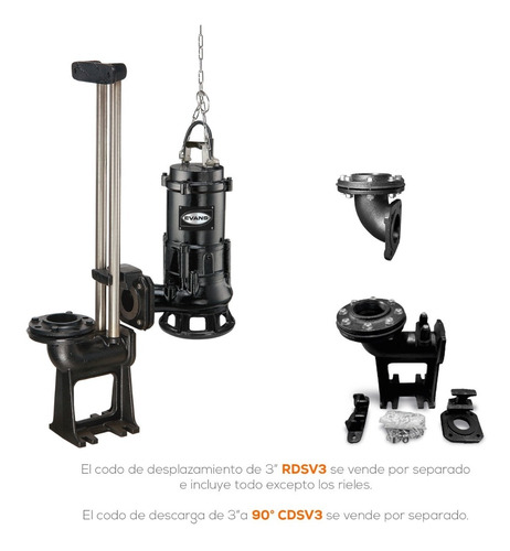 Bomba Evans 7.5hp Para Lodos Con Solidos Trifásica 220v
