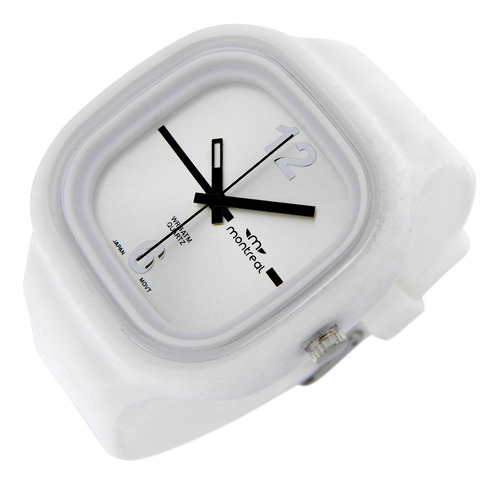 Reloj Montreal Unisex Ml947 Resistente Agua Malla Silicona