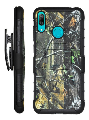 Funda Uso Rudo Camuflage 3 En 1 Huawei Y7 2019