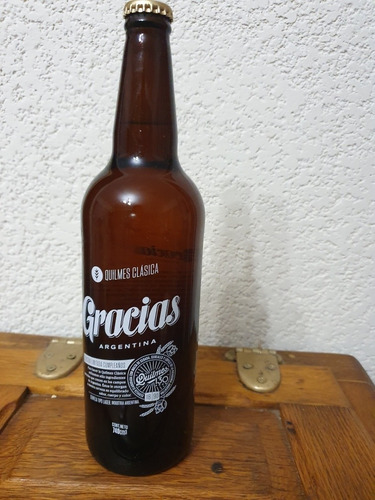 Botella Cerveza Quilmes Edic. Limitada 130 Años V. Urquiza