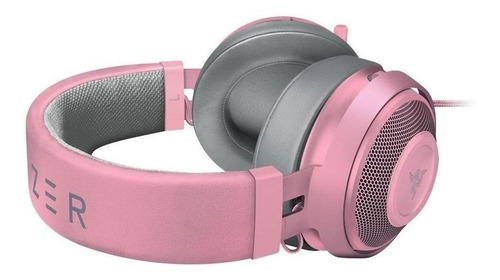 Imagen 3 de 4 de Audífonos gamer Razer Kraken quartz pink