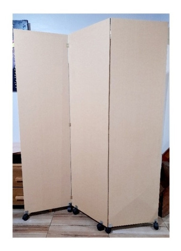 Imagen 4 de 8 de Biombo Separador De Mdf Natural Precio Por Hoja