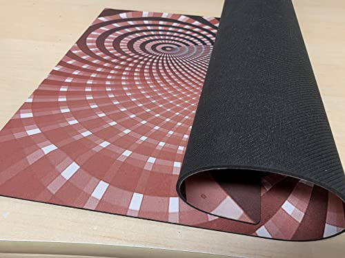 Alfombrilla De Escritorio Bunco Rosa 3d En Forma Cuadrada
