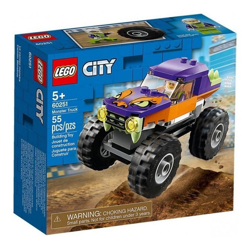 Lego City - Camion Monstruo - 55 Piezas- 60251. E.full