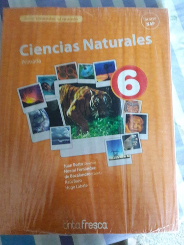 Libro Ciencias Naturales 6. Tinta Fresca. Nuevo