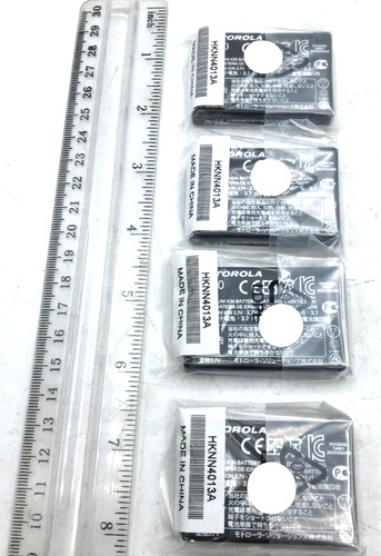 Motorola Lot Of 4 Clip Series Hc Li-ion Battery Kknn4013 Aac