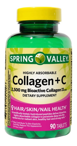Collagen + C Colageno Bioactive + Vitamina C 2.500mg C/90