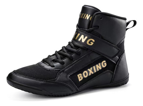 H-botas De Boxeo Zapatos De Artes/boxeo Marciales Banda Alta