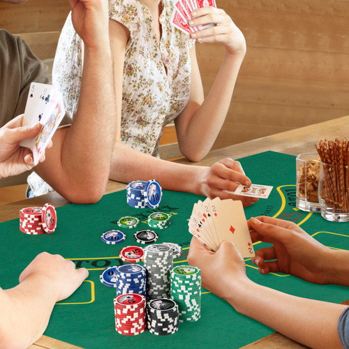 Juego De Fichas De Póquer Texas Holdem Con 300 Fichas Gpl