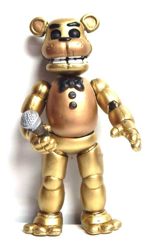 Imagen 5 de 5 de Five Nights At Freddys Figura Golden Freddy Animatronic Led