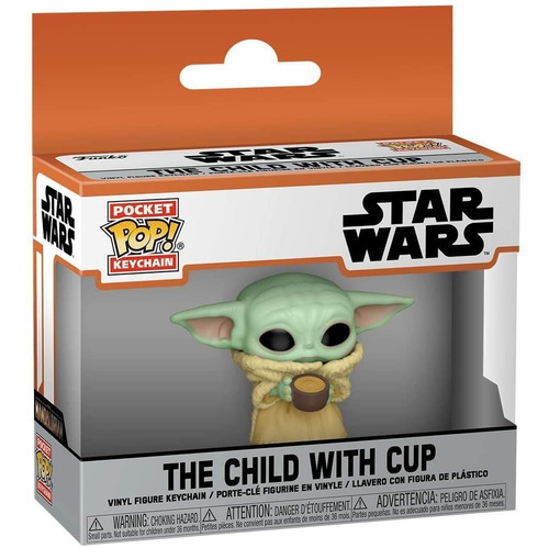 Funko Keychain Star Wars The Mandalorian The Child With Cup