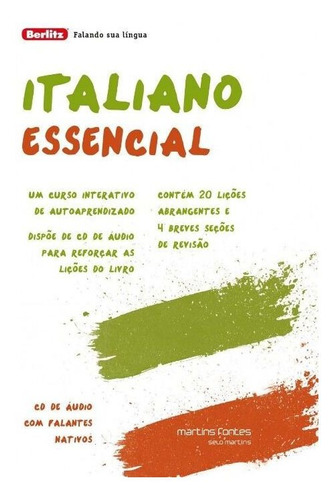 Italiano Essencial (+cd De Áudio)