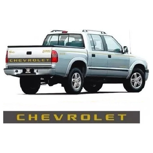 Calco Porton Trasero Chevrolet S10 2005/.. Dorada