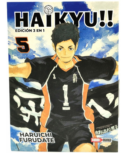 Haikyu: Haikyu!! (3 In 1), De Haruichi Furudate. Serie Haikyu!! Vol. 5, Editorial Panini, Tapa Blanda En Español, 2022