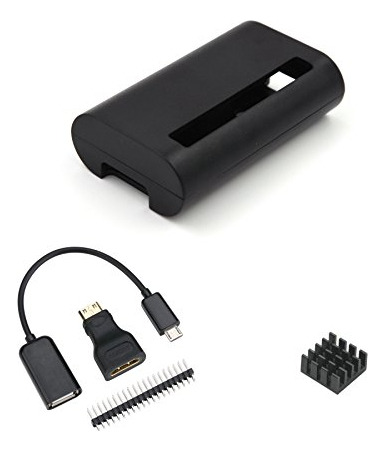 Funda Para Raspberry Pi Zero Con Disipador De Calor Y Kit Ad