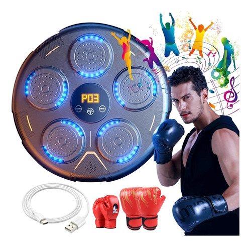 Musica Electronica Boxeo Maquina Entrenamiento Bluetooth