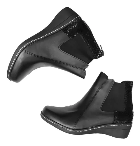 Botas cortas taco chino sales