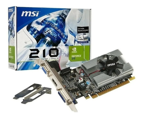 Placa Video Msi Geforce 210 1gb Ddr3 Low Profile N210-md1g