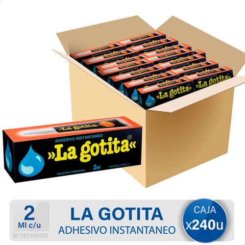 Caja La Gotita Pegamento Adhesivo Instantaneo - Mejor Precio