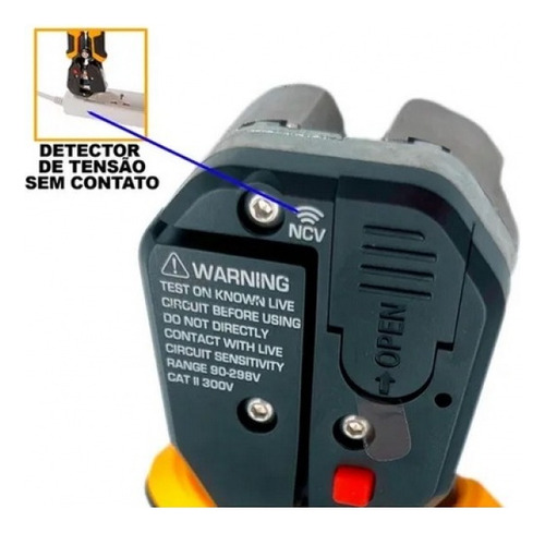 Pelacable Automático 81/4 Detector Electricidad 4 En 1 Ingco