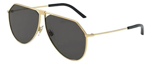 Óculos De Sol Masculino Dolce&gabbana Dg2248 02/87 62 Cor Dourado Cor Da Armação Dourado Cor Da Haste Dourado Cor Da Lente Cinza Desenho Aviador