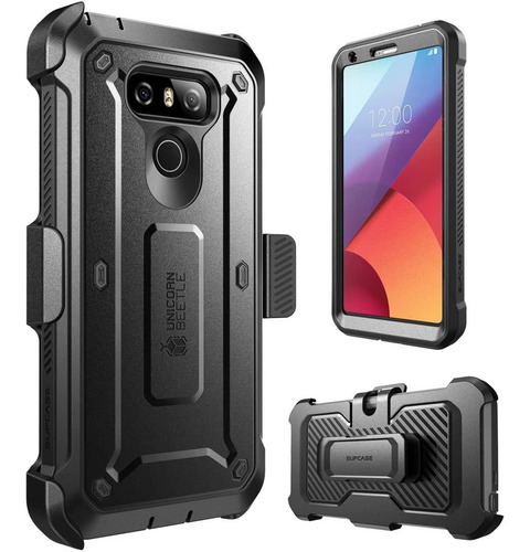 Imagen 5 de 8 de Case LG V35 Thinq LG G6 C/ Clip Protector Todo Terreno Armor