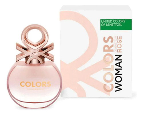 Benetton Colors Rose Woman Edt 80ml Para Mujer