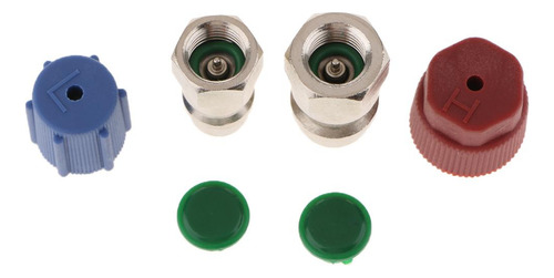 Adaptadores De Carga De A / C De 2 Piezas R12 R22 To