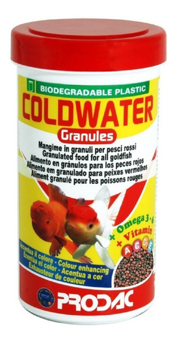 Alimento Coldwater Granulado Prodac Peces Agua Fria Carassius Goldfish 100 Gramos
