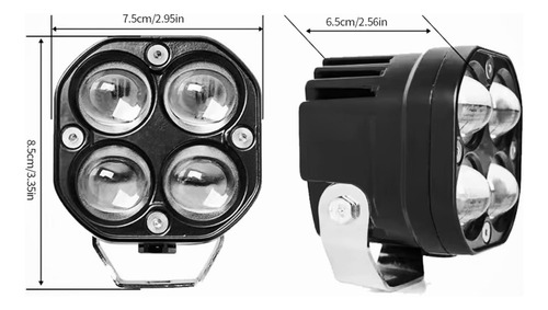 X 2 Focos 40w Faenero Led Duo Color Faenero Alta Iluminacion