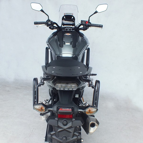 Imagem 6 de 9 de Bagageiro + Afastador Alforge + Protetor Motor Nc 750x Scam