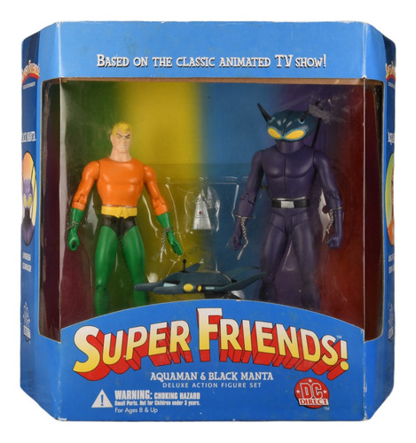 Dc Direct Super Friends! Aquaman & Black Manta Tv Show