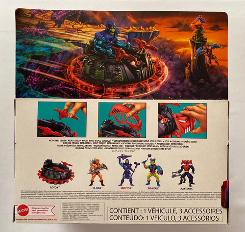 Roton Motu Origins Retro Play Mattel Vehiculo De Skeletor (Usado)
