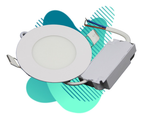 Paquete 12 De Lamparas De Empotrar Led 3w  Plafon Luz Blanca