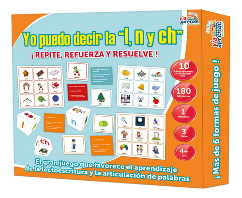 Juego De Mesa Yo Puedo Decir La L,n Y Ch