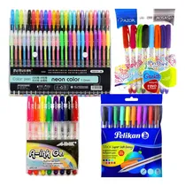 Comprar Kit De 48 Plumas Gel +12 Plumas Inkjoy +10 Pelikan +8 Aink Color De La Tinta Surtidos Color Del Exterior Colores Surtidos