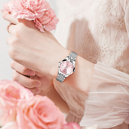 Reloj De Pulsera Elegante Para Mujer De Cuarzo Analógico
