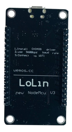 Nodemcu V3 Lolin Esp8266 Esp Wifi Ide Arduino Lua Ch340