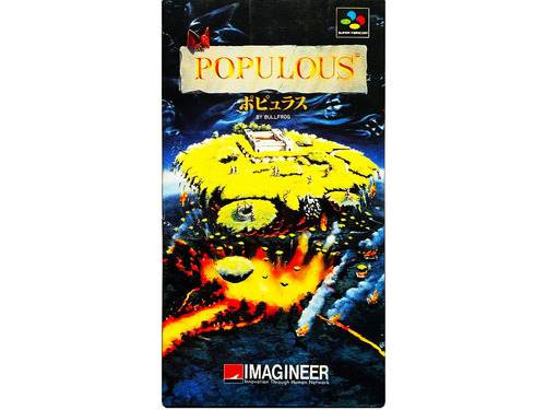 Populous Japones Snes - Nintendo Super Famicom