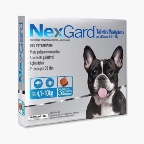 Nexgard 4.1kg-10kg Caja X 3 Unidades + Delivery Gratis 